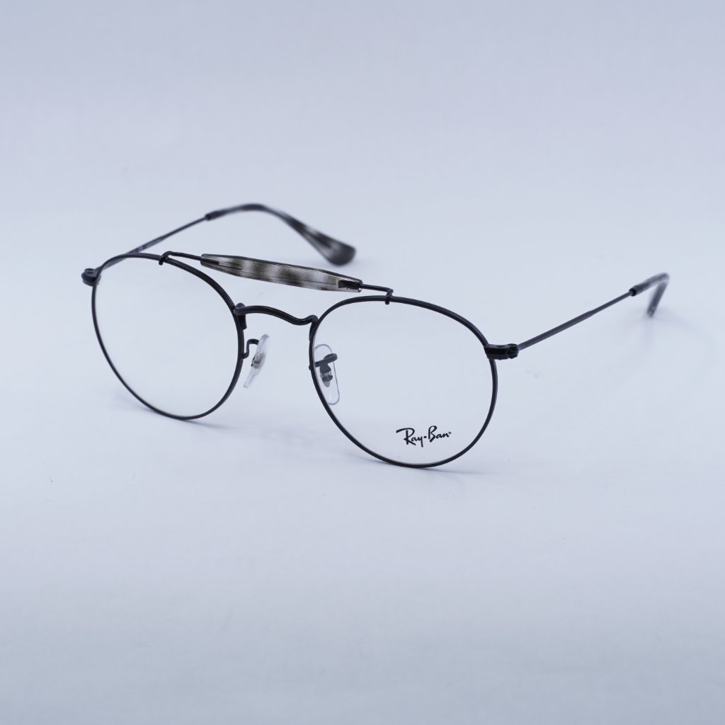 Ray Ban Rx3747v 2760 Eyeglasses Black 50mm Round Frame- Lowest Price!